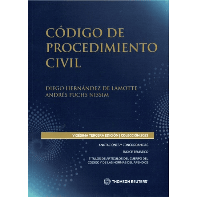 Código de procedimiento civil profesional 2023
