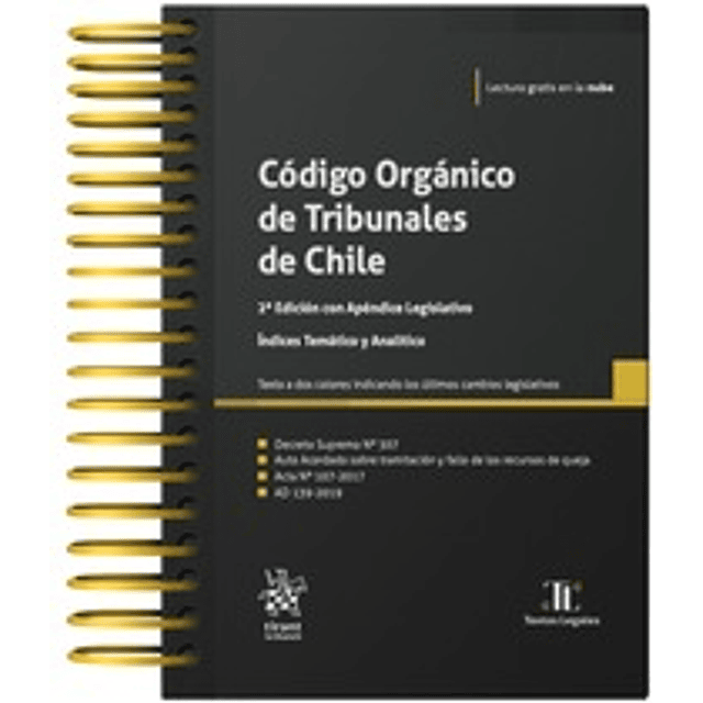 Código orgánico de tribunales de Chile