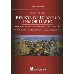 Revista de Derecho Inmobiliario Año 7 N° 1 2023