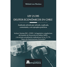 Ley 21.595 delitos económicos en Chile.