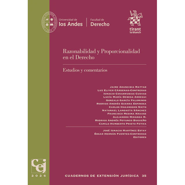 Razonabilidad y proporcionalidad en el Derecho. Estudios y comentarios.