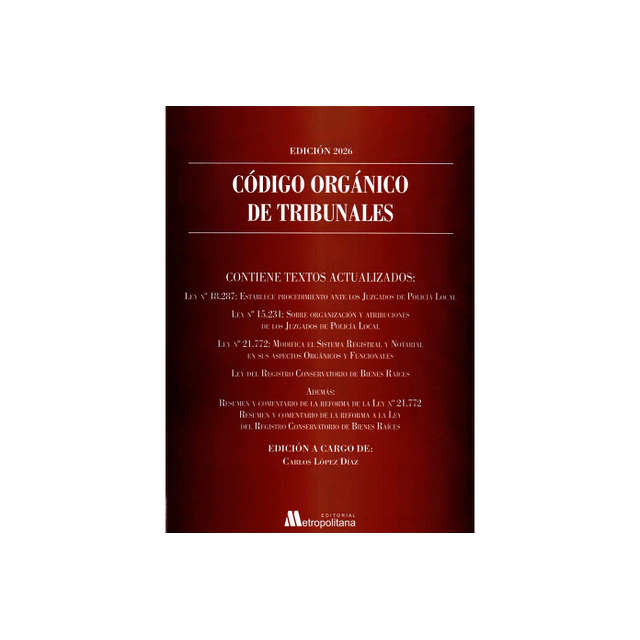 Código Orgánico de Tribunales
