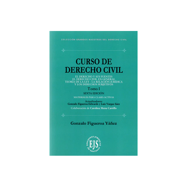 Derecho Civil. Tomo I. El derecho y sus fuentes. El derecho civil en general. Teoría de la ley