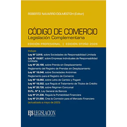Código de Comercio. Legislación complementaria.
