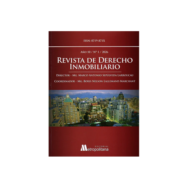 Revista de derecho inmobiliario. Año 10 2026