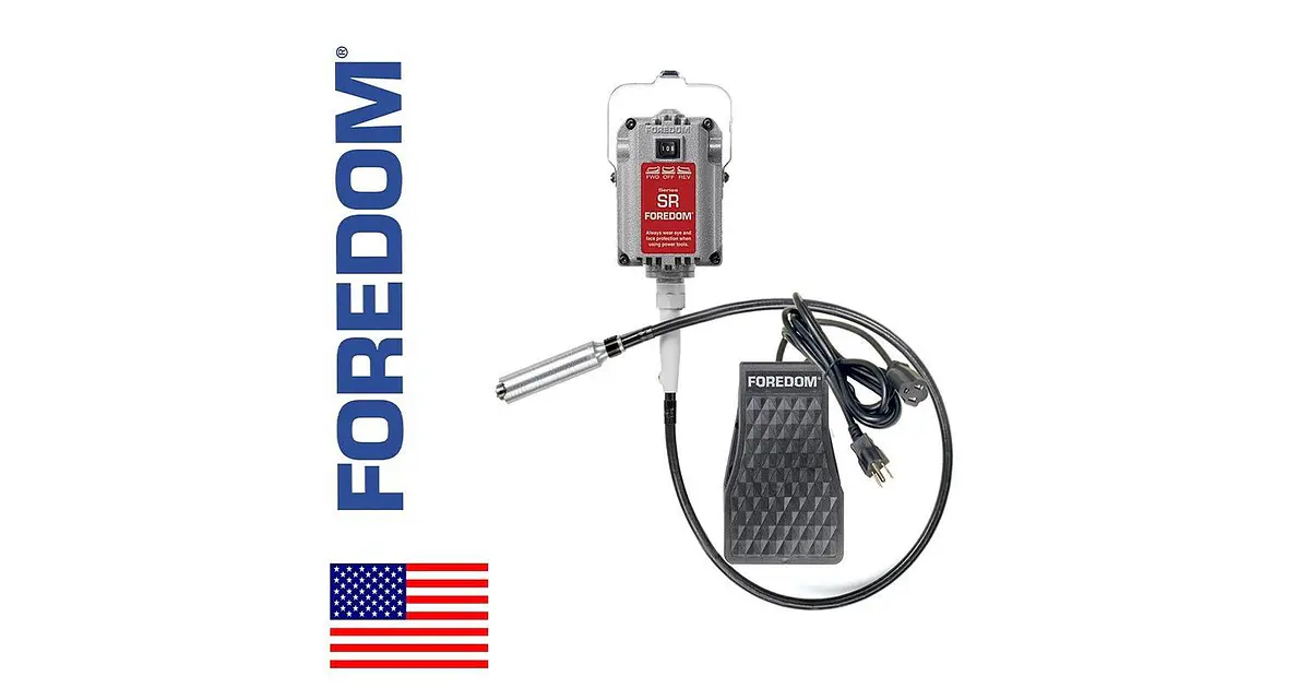 TORNO FOREDOM CON EJE FLEXIBLE 1/6 HP 18.000 R.P.M.