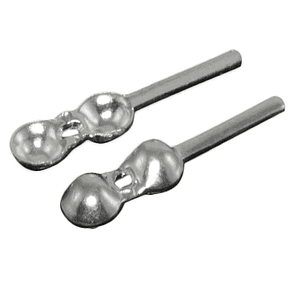 TAPANUDO DE PLATA OSTRA AG-980, 5 PARES