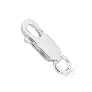 MOSQUETON DE PLATA N° 3 AG 925 IMP. ITALIA 13.6 MM.