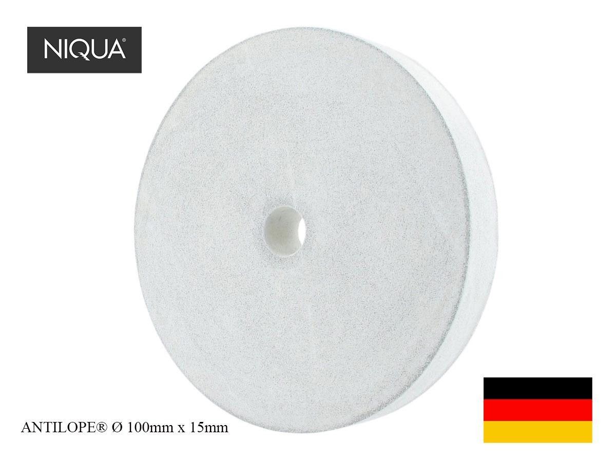 RUEDA SILICONA BLANCA PULIDO GRUESO 100X15 MM ANTILOPE