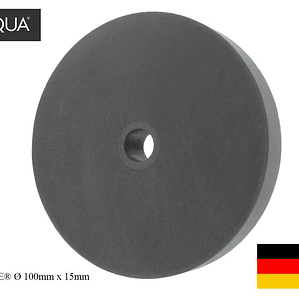 RUEDA SILICONA NEGRO PULIDO MEDIO 100X15MM ANTILOPE