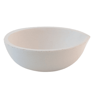 CRISOL CERAMICO DIAMETRO 88 X 38 CAP. 500 GRAMOS