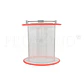 VENTA ANTICIPADA - BARRIL O TAMBOR DE RECAMBIO HEXAGONAL TRANSPARENTE 3 KG - Miniatura 1