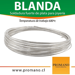 SOLDADURA DE PLATA BLANDA 2 MTS. (8,4GR APROX.)
