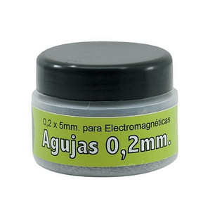 AGUJAS ACERO 0.2 X 5 MM