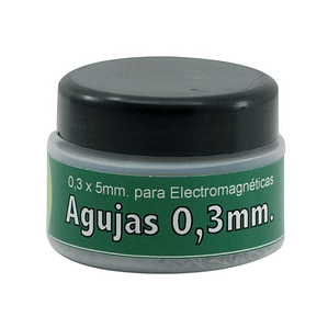 AGUJAS ACERO 0.3 X 5 MM