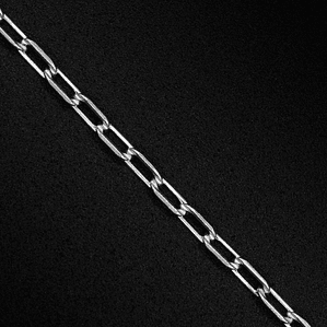 CADENA DE PLATA FORZADA 0.5 MM NACIONAL X METRO