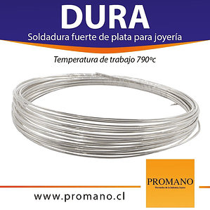 SOLDADURA DURA EN ALAMBRE 0.7 MM PQTE. 20 GRS. APROX.