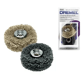 DISCOS BRUÑIR ABRASIVOS ACABADO EZLOCK GRANO 320 DREMEL