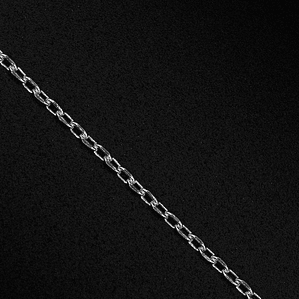 CADENA DE PLATA LIMADA (PRISMA) 0.35 X METRO AG 925
