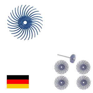 SET 4 DISCOS HABRAS AZUL FINO Ø 19 MM NIQUA