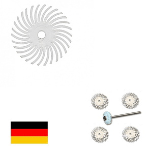 SET 4 DISCOS HABRAS BLANCO GRANO MEDIO Ø 19 MM