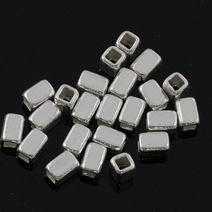 MOSTACILLAS CUADRADAS 3.0X4.0 MM AG 950 PQTE. 10 GRS.