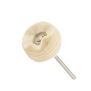 PAÑETE ALGODÓN MINI ø 25 EJE 3 MM P/MOTOR FLEXIBLE