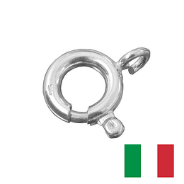 ARGOLLA DE RESORTE DIAMETRO 6.0 MM. AG 925 ITALIA