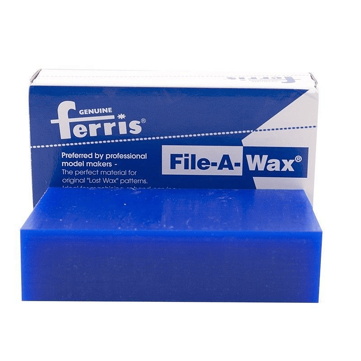 CERA PARA TALLADO AZUL MEDIA EN BLOQUE FERRIS 1 LB 1