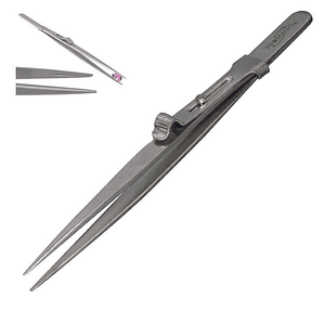 PINZA CON SEGURO PARA PIEDRAS