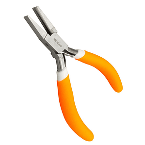 ALICATE JOYERO PUNTA PLANA Y MEDIA CAÑA 5/130 MM.