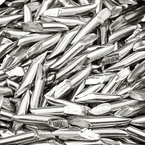 CHIPS ACERO INOXIDABLE PIN OBLICUOS 2.5X12 MM. 1KL