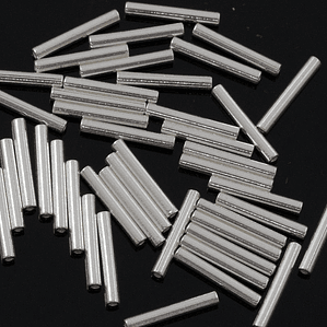 MOSTACILLAS REDONDAS 1.5X10 TUBO LARGO AG 950 PQTE. 10 GRS.