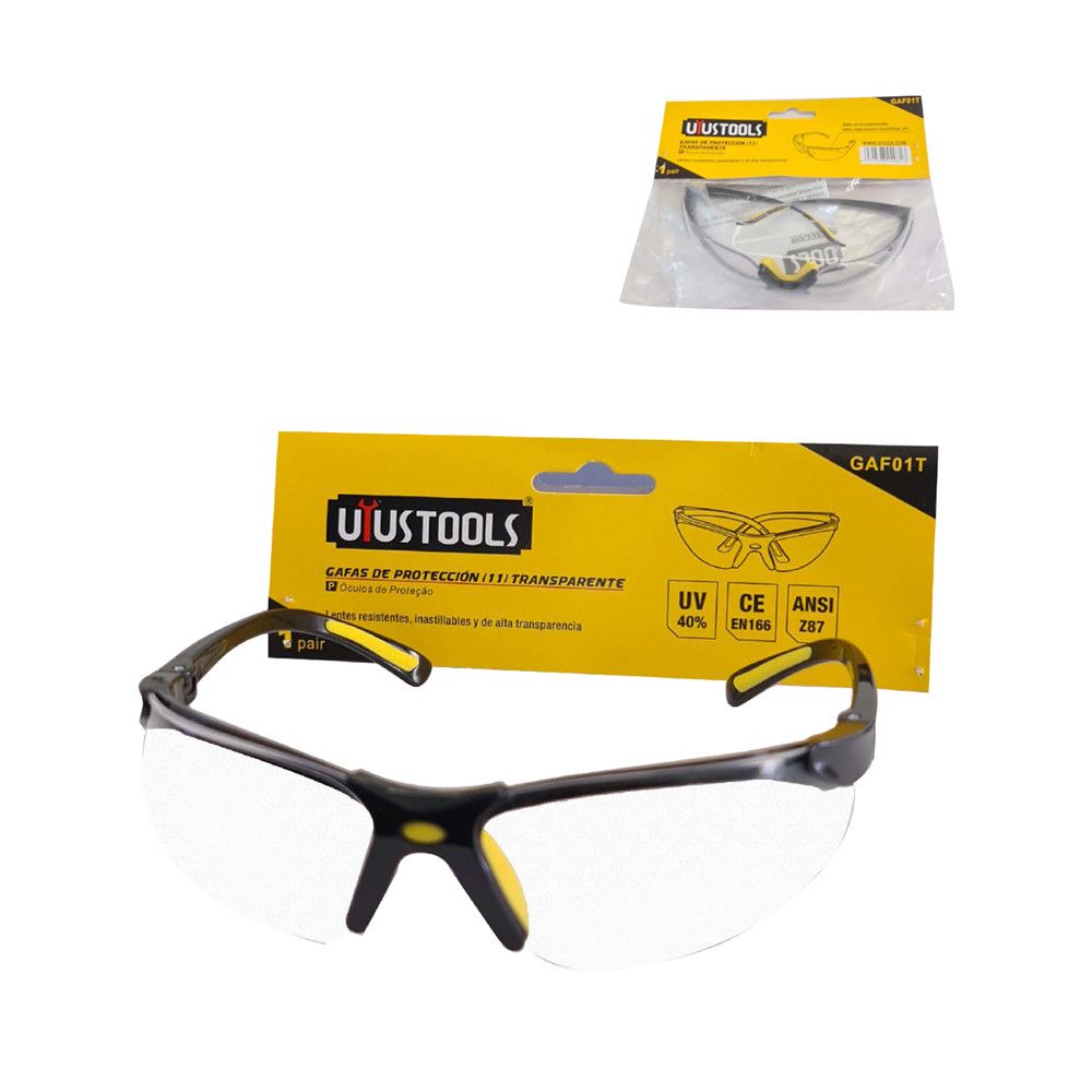 GAFAS DE PROTECCION TRANSPARENTE UYUSTOOLS