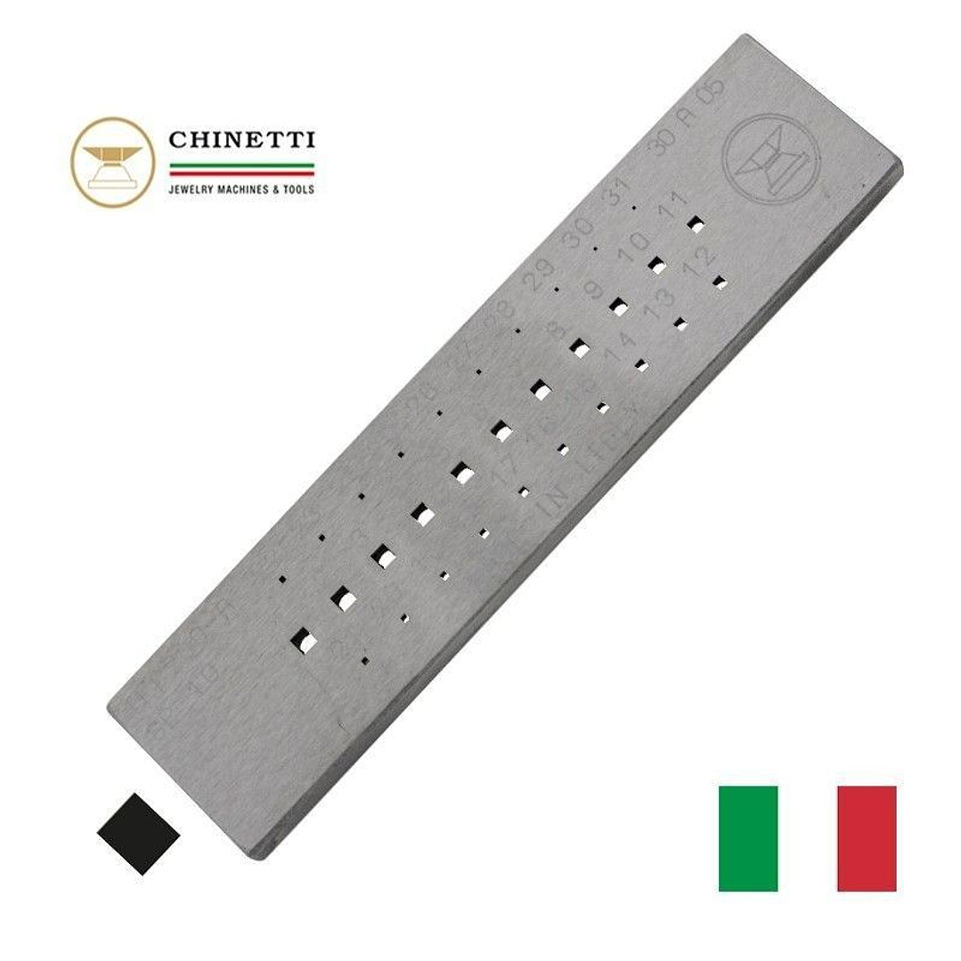 HILERA CUADRADA 3 A 0.5 MM CHINETTI (ITALIA) 1