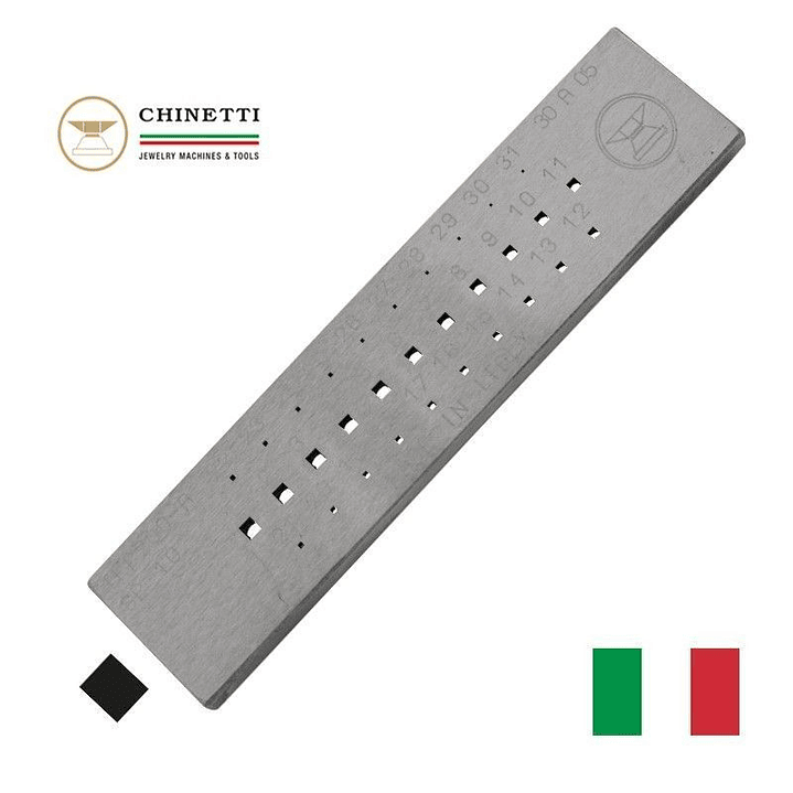 HILERA CUADRADA 3 A 0.5 MM CHINETTI (ITALIA) 1