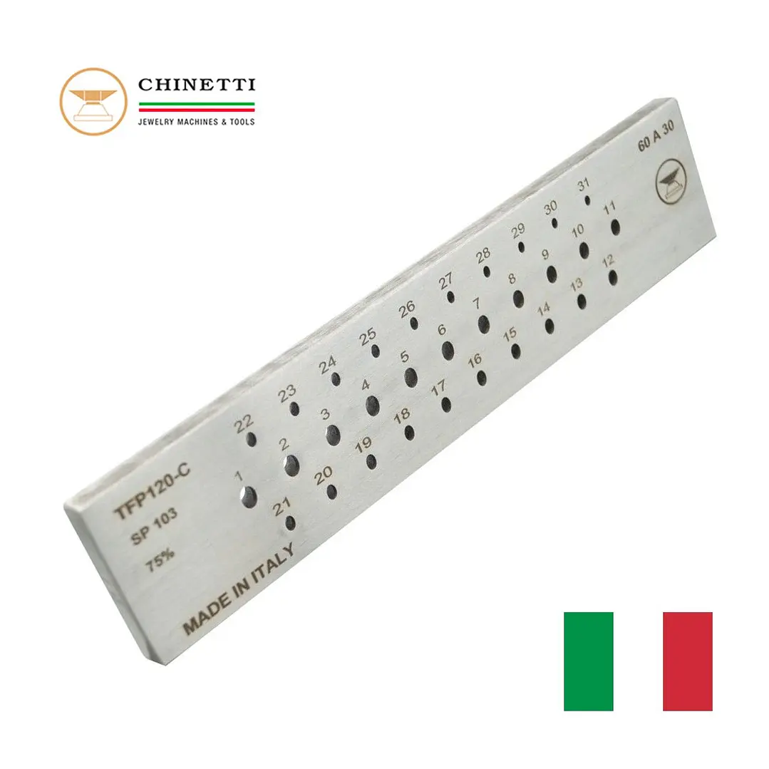 HILERA OVALADA 6 A 3 MM CHINETTI (ITALIA) 1