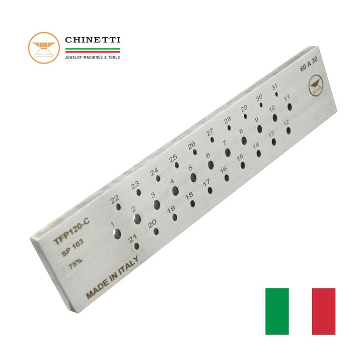 HILERA OVALADA 6 A 3 MM CHINETTI (ITALIA) 1
