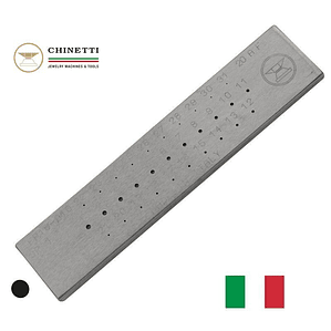 HILERA REDONDA 31 HOYOS DE 2 A 0.3 MM CHINETTI (ITALIA)