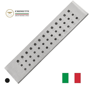 HILERA REDONDA CON TUNGSTENO 2.8 MM. A 0.26 MM. CHINETTI (ITALIA)