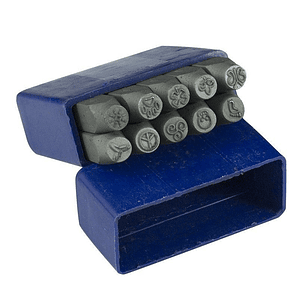 SET DE 10 CUÑOS CON DISEÑO