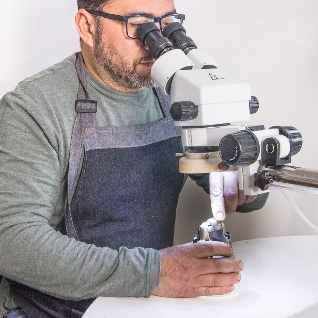 VENTA ANTICIPADA > ENTREGA DESDE EL 15 DE NOV. - MICROSCOPIO PARA ENGASTE CON SOPORTE DE MESA 2