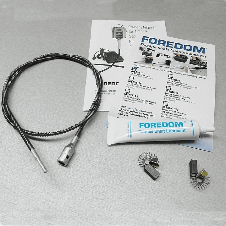 KIT DE MANTENCION FOREDOM®  PIOLA. GRASA. CARBONES 1