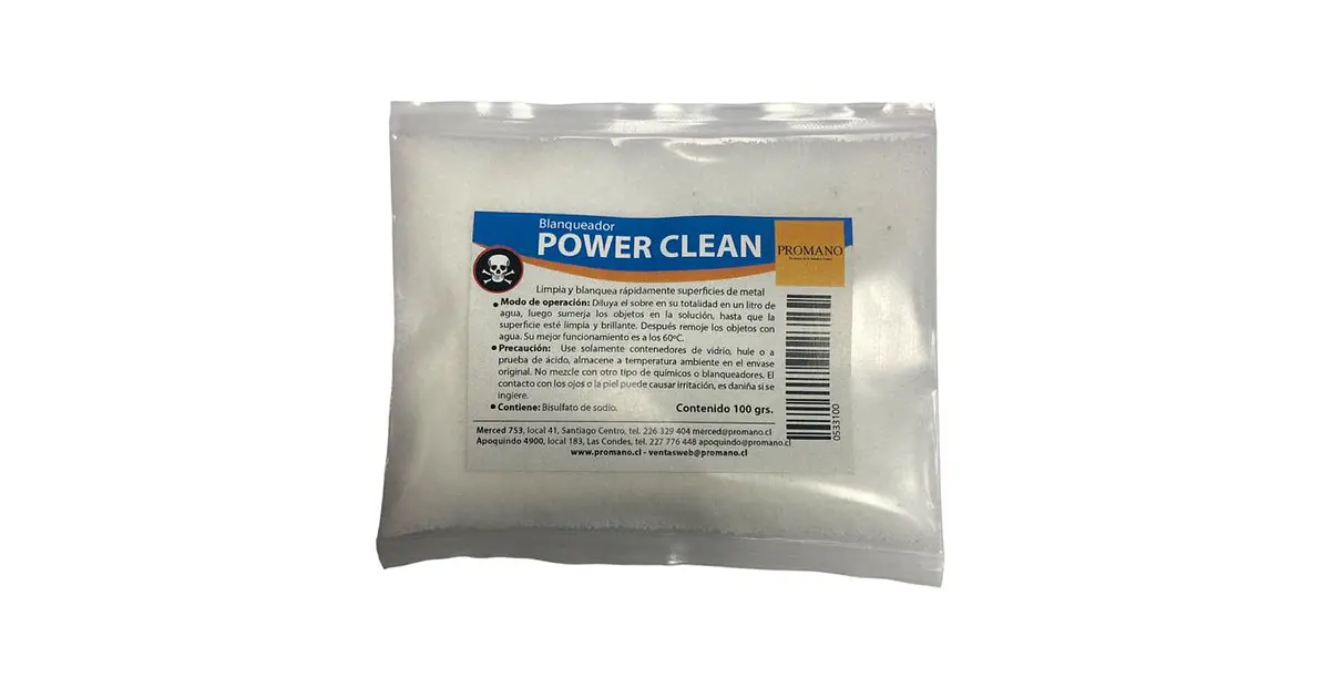 POWER CLEAN 100 GRS. BLANQUEADOR