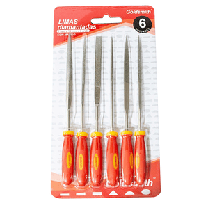 SET DE 6 LIMAS DIAMANTADAS EN ESTUCHE