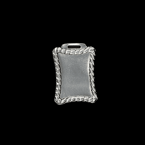 MEDALLA RECTANGULAR CURVO CON ADORNO 5 UNIDADES (PRODUCTO A PEDIDO)