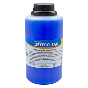 DETERCLEAN DETERGENTE PARA TAMBOR DE BRILLO. ULTRASONIDOS Y ELECTROMAGNETICA. 500 C.C.