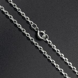 Cadena limada terminada 50 cm con broche