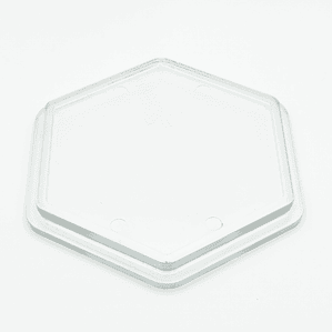 Tapa acrílica hexagonal 3kl