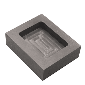 LINGOTERA Y/O CRISOL DE GRAFITO PARA ORO O PLATA 300 GRS